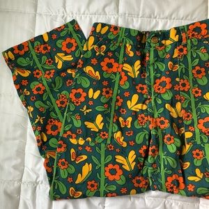 rare Big Bud Press butterfly pattern western pant